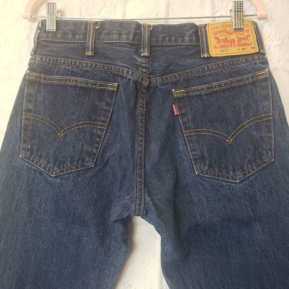 LEVI STRAUSS LEVI'S 517 Men's Classic Bootcut Jeans 30×30 - Picture 4 of 7